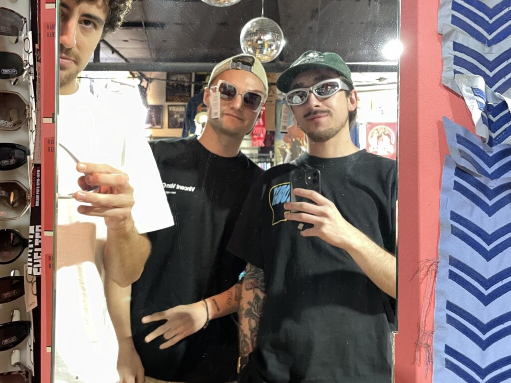 me seba and nacho